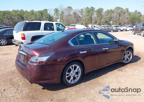 2014 Nissan Maxima 3.5 Sv z USA, uszkodzony, nr VIN 1N4AA5AP9EC472736